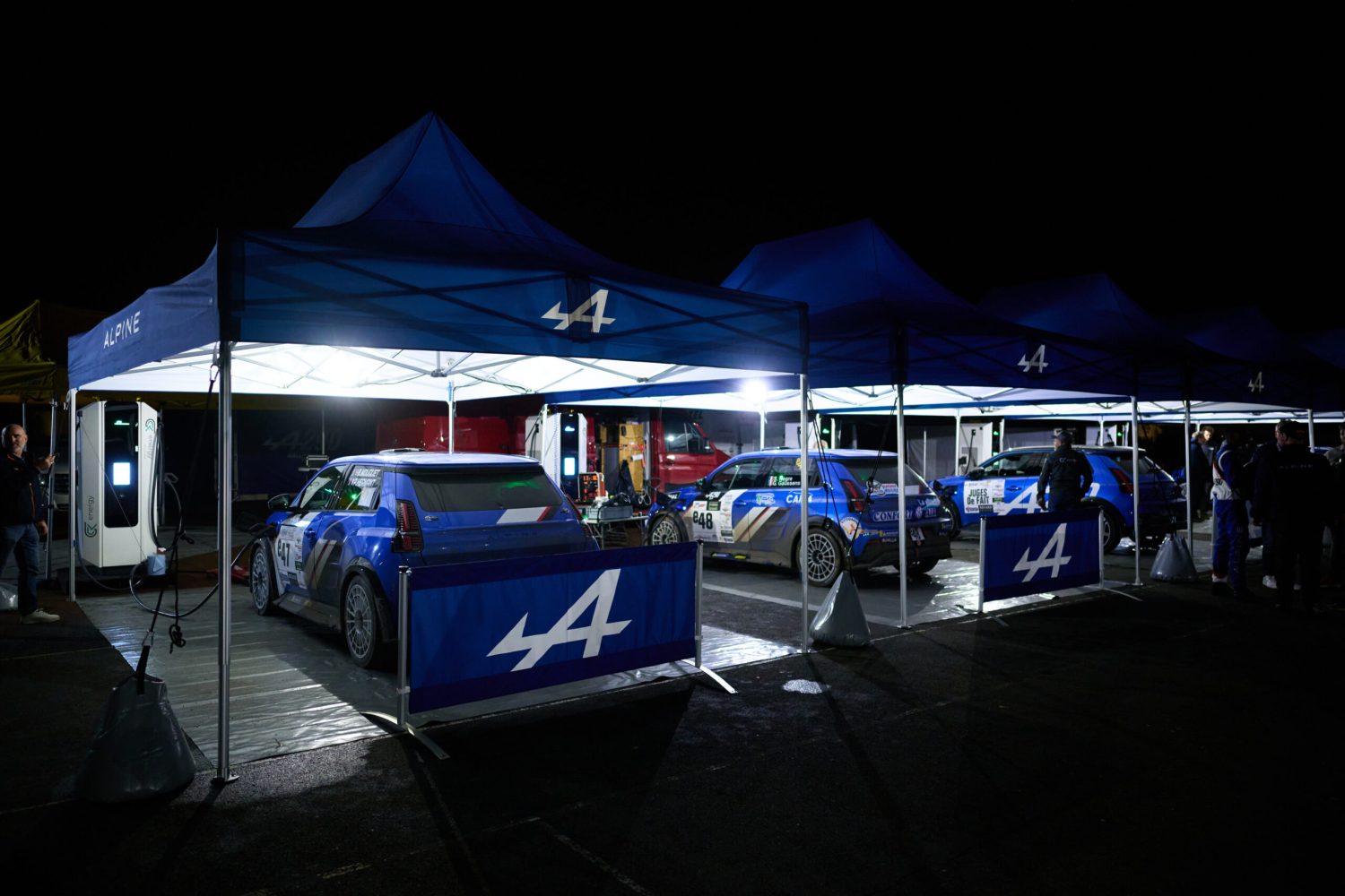 Atmosphere during the Rallye National de l'Indre 2025, 12th round of the Championnat de France des Rallyes 2ème Division 2025, Alpine A290 Trophy, from November 8 to 9, 2025 in Buzançais, France - Photo Romain Thuillier / DPPI