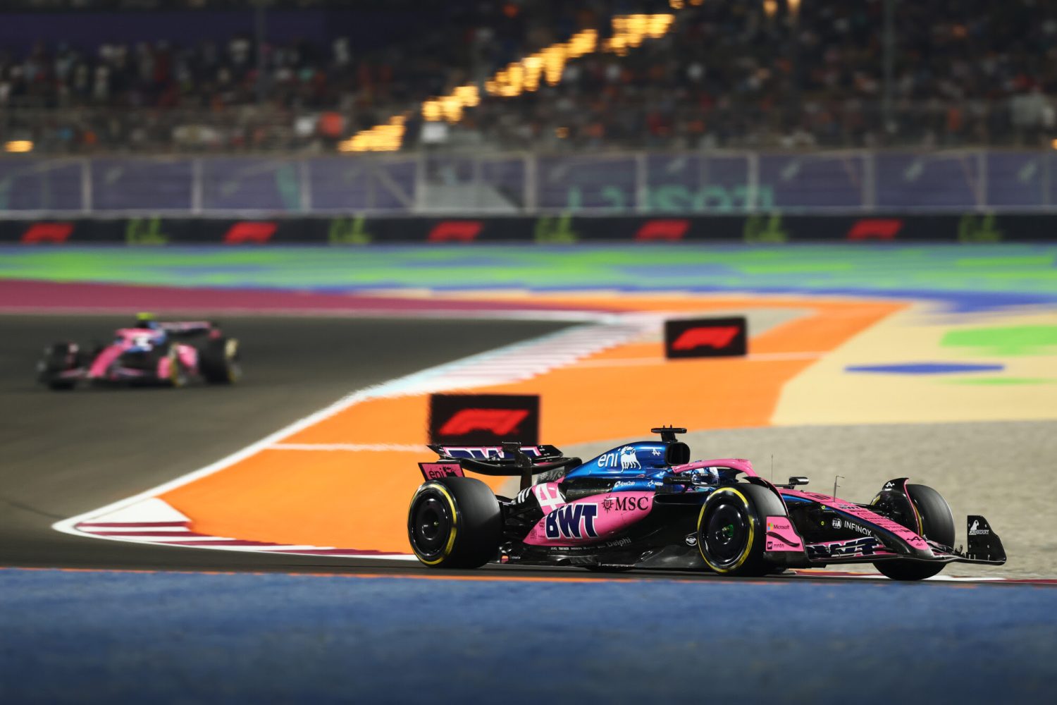 LUSAIL CITY, QATAR - NOVEMBER 29: Pierre Gasly of France driving the (10) Alpine F1 A525 Renault on track during the Sprint ahead of the F1 Grand Prix of Qatar at Lusail International Circuit on November 29, 2025 in Lusail City, Qatar. (Photo by Zak Mauger/LAT Images)