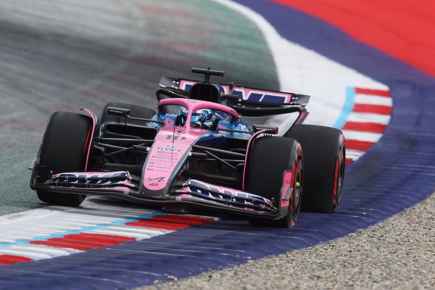 SPIELBERG, AUSTRIA - JUNE 27: Pierre Gasly of France driving the (10) Alpine F1 A525 Renault on track during practice ahead of the F1 Grand Prix of Austria at Red Bull Ring on June 27, 2025 in Spielberg, Austria. (Photo by Steven Tee/LAT Images)