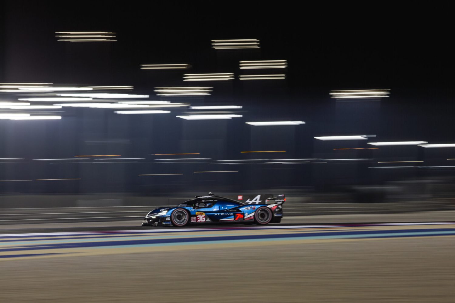 36 MAKOWIECKI Frédéric (fra), GOUNON Jules (fra), SCHUMACHER Mick (ger), Alpine Endurance Team, Alpine A424 #36, Hypercar, action during the Prologue of the 2025 FIA World Endurance Championship, from February 21 to 22, 2025 on the Losail International Circuit in Lusail, Qatar - Photo Thomas Fenetre / DPPI