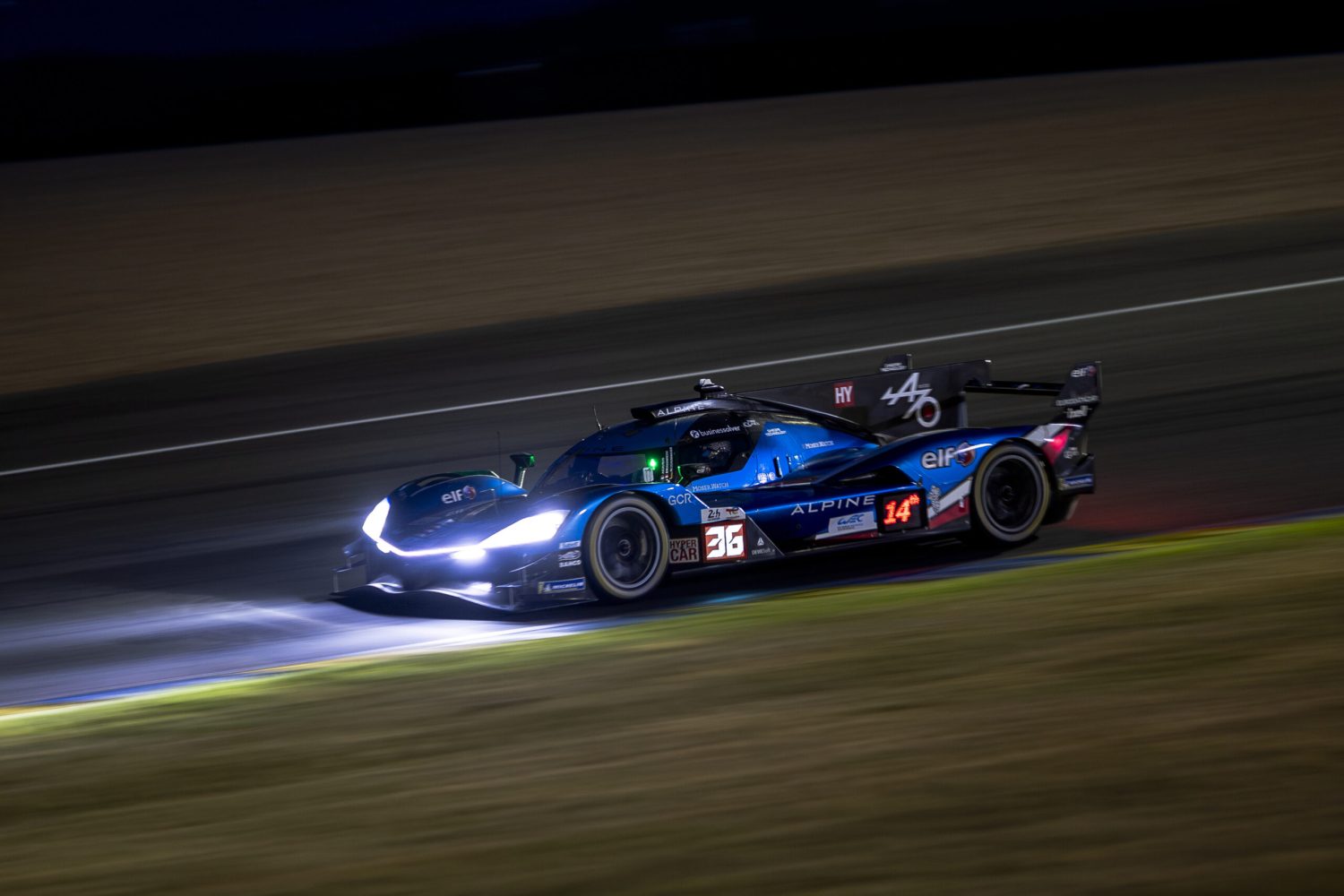 36 SCHUMACHER Mick (ger), MAKOWIECKI Frédéric (fra), GOUNON Jules (fra), Alpine Endurance Team, Alpine A424, #36, Hypercar, action during the Free Practice and Qualifying session of the 24 Hours of Le Mans 2025, 4th round of the 2025 FIA World Endurance Championship, from June 11 to 12, 2025 on the Circuit des 24 Heures du Mans in Le Mans, France - Photo Thomas Fenetre / DPPI