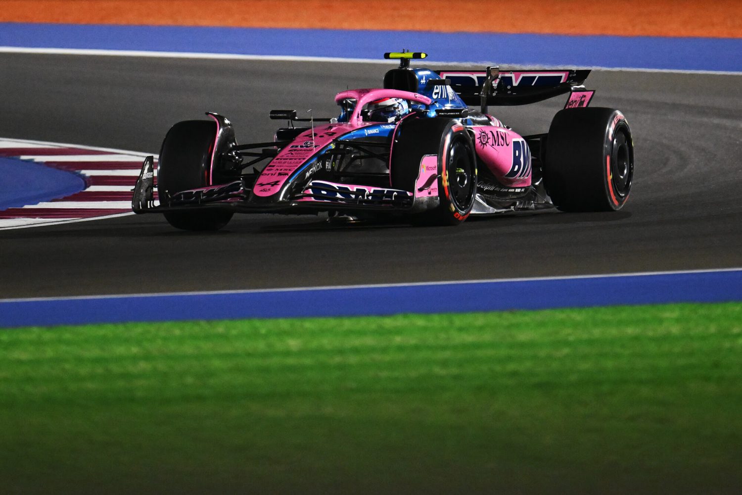 LUSAIL CITY, QATAR - NOVEMBER 28: Franco Colapinto of Argentina driving the (43) Alpine F1 A525 Renault on track during practice ahead of the F1 Grand Prix of Qatar at Lusail International Circuit on November 28, 2025 in Lusail City, Qatar. (Photo by Guido De Bortoli/LAT Images)